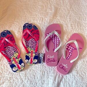 NWT Women’s Ipanema & Victoria’s Secret flip flops